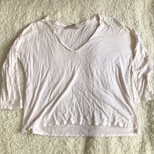 White Quarter-Sleeved Shirt